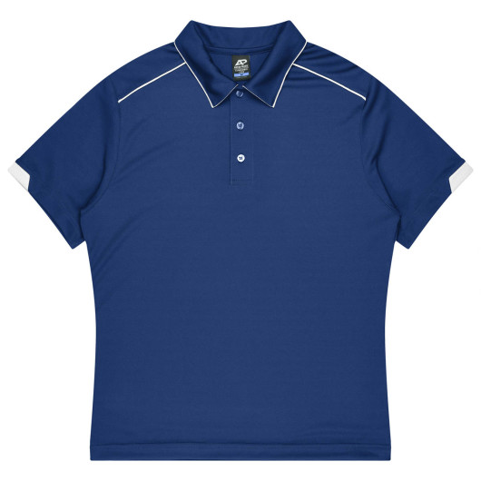 Hamilton Mens Polos Royal White
